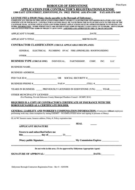 contractors profile application|Contractor’s Licensing and Registration .